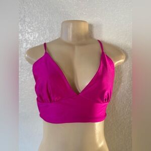 Women's Pink Satin Bralette Mistyrose tank top casual